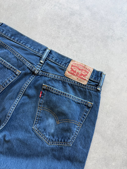 Levis 505 muške tamno plave farmerke (34x34)