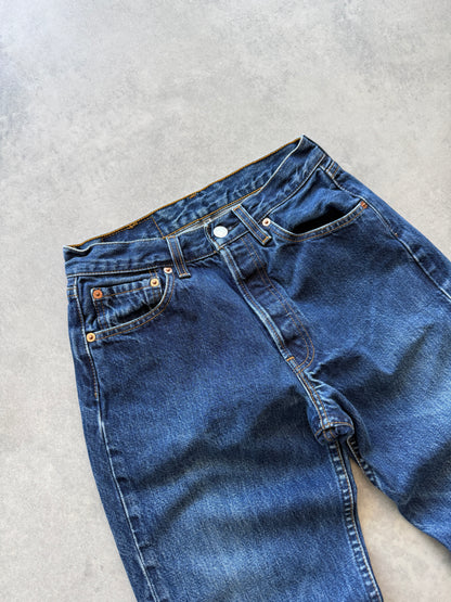 Levis 501 ženske tamno plave farmerke (29x32)