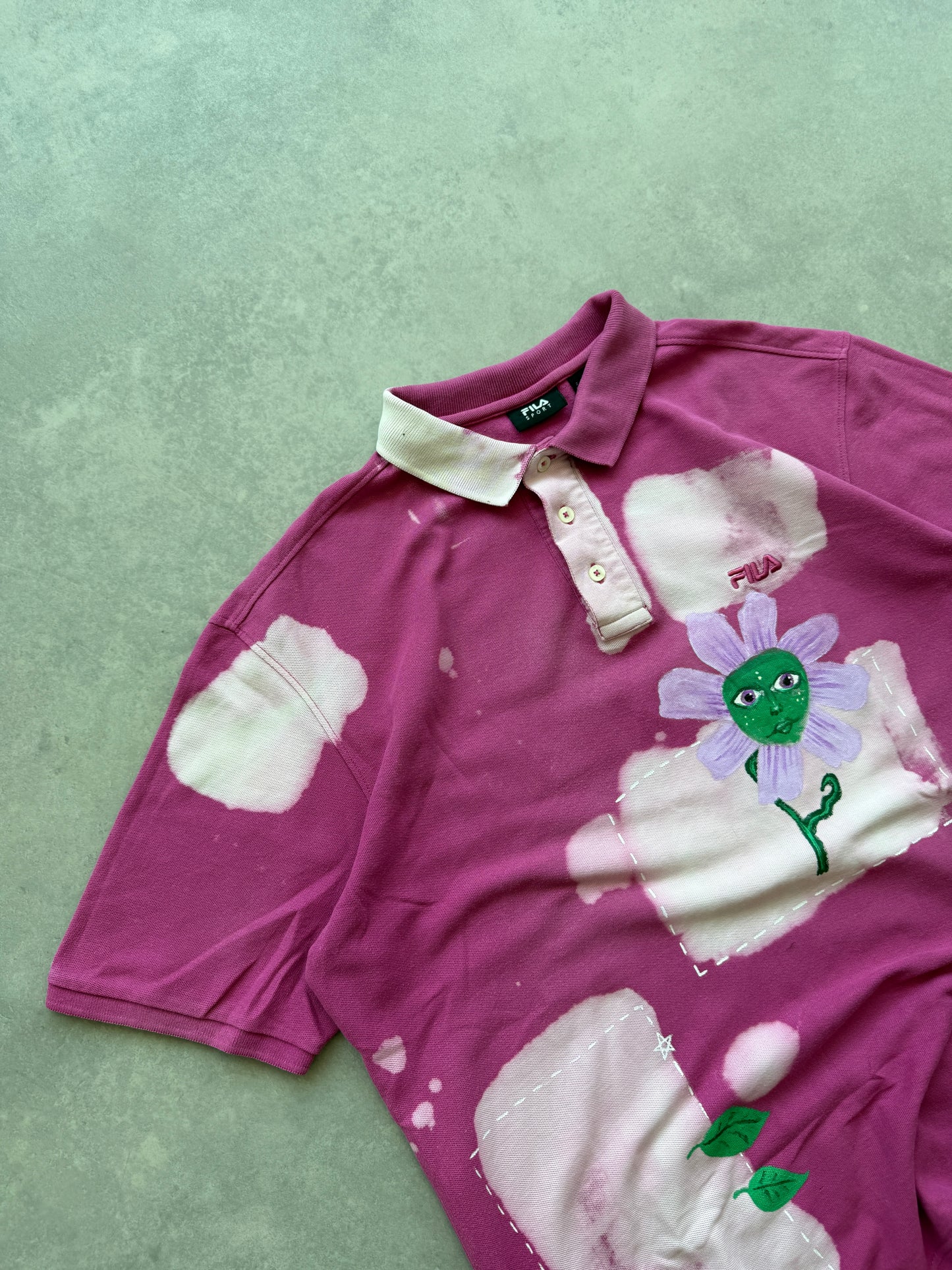 Fila Flower Child retro muška polo majica (XL)
