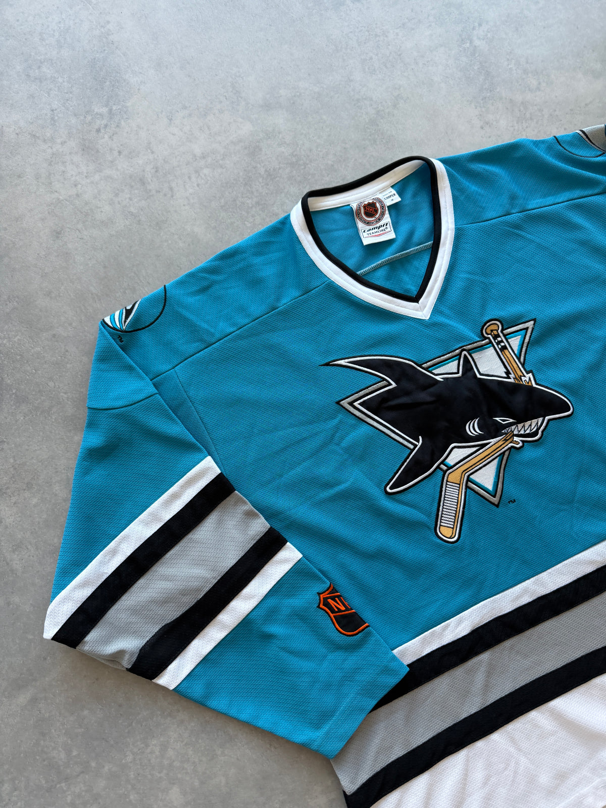 Campri San Jose Sharks vintage muški hokej dres (M)