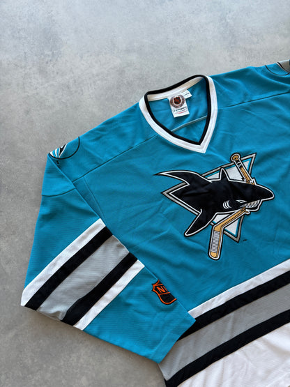 Campri San Jose Sharks vintage muški hokej dres (M)