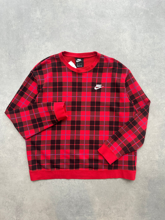 Nike ženska karirana dukserica (L)