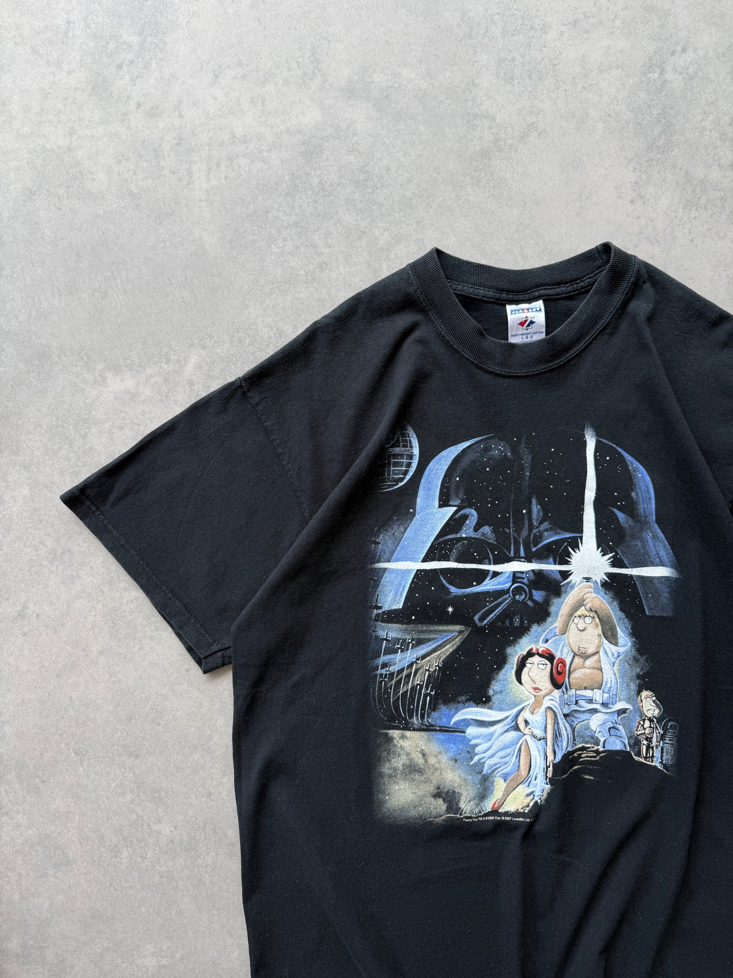 Family Guy x Star Wars muška vintage majica (L)
