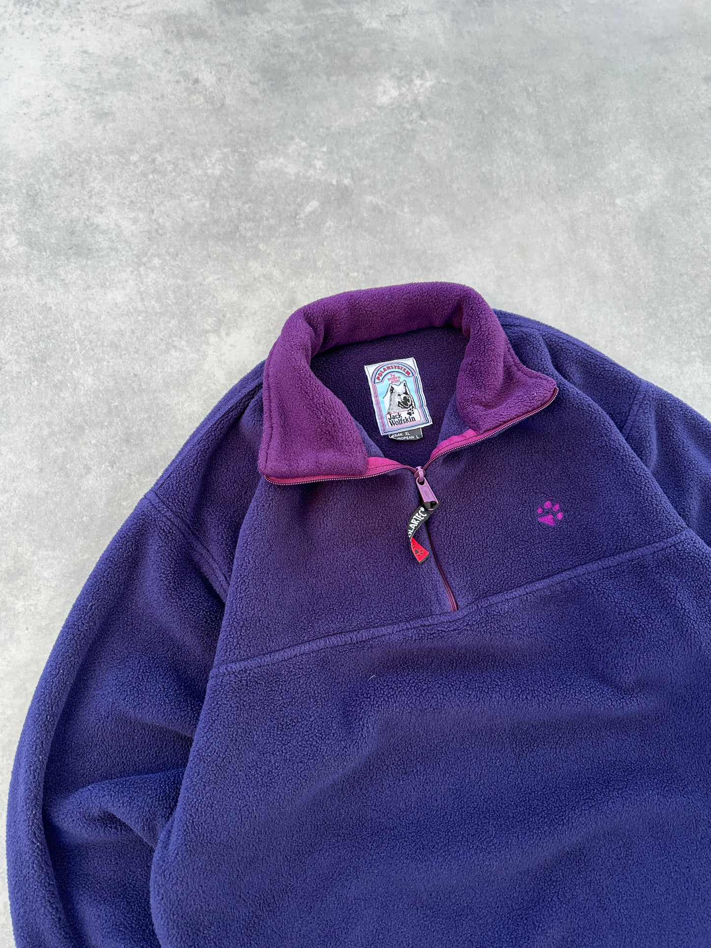 Jack Wolfskin 90s vintage zenska fleece dukserica (L)