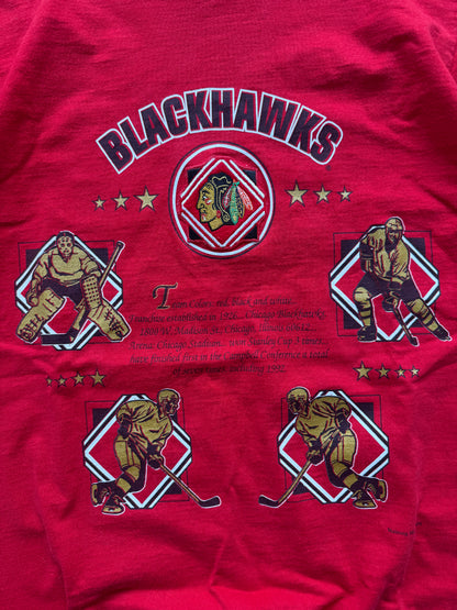Nutmeg x NHL Blackhawks vintage muška heavy cotton majica (M)