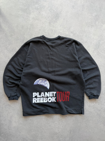 Planet Reebok Tour vintage muška crna dukserica (XL)