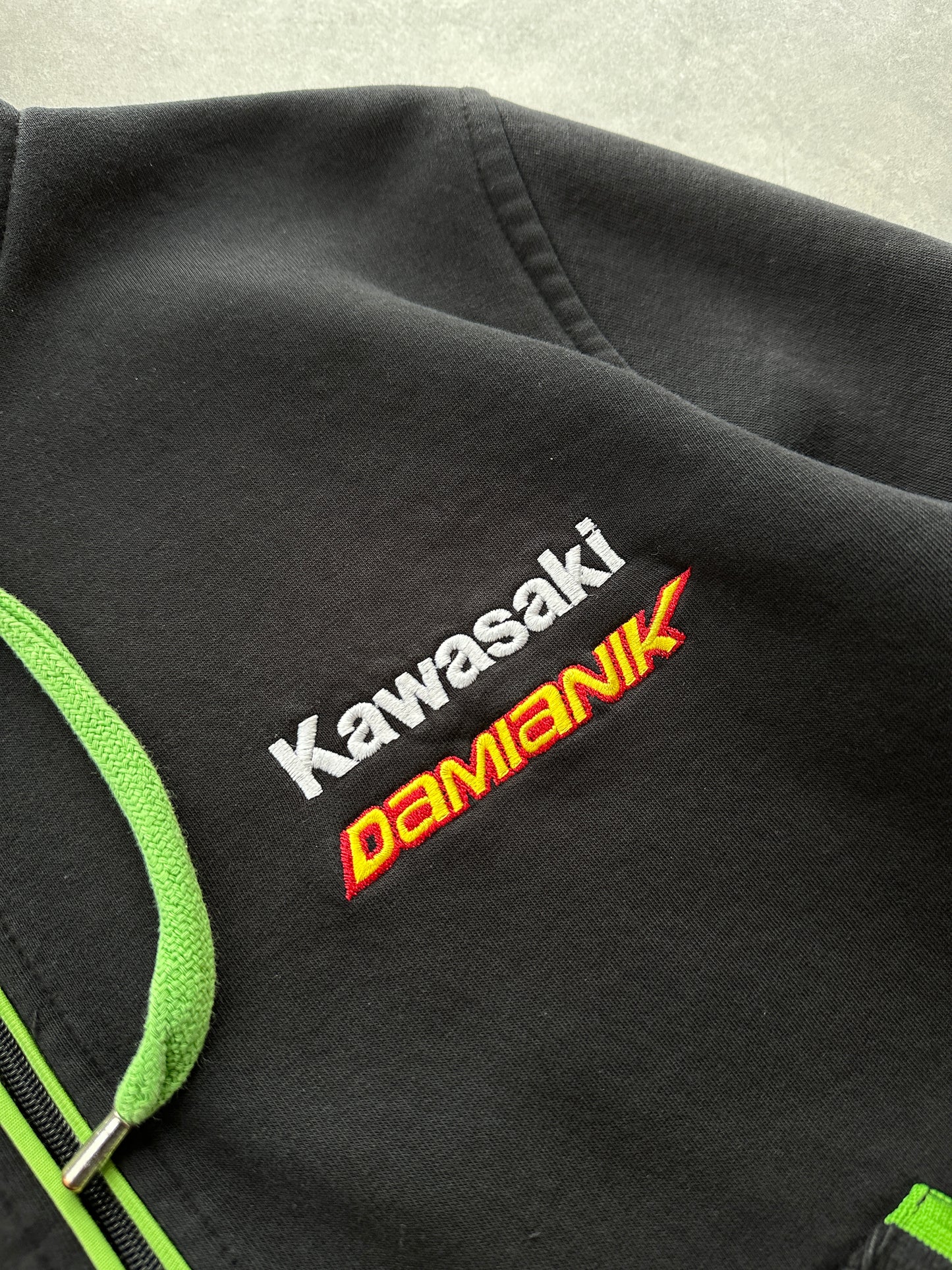 Kawasaki racing muška zip up dukserica (M)