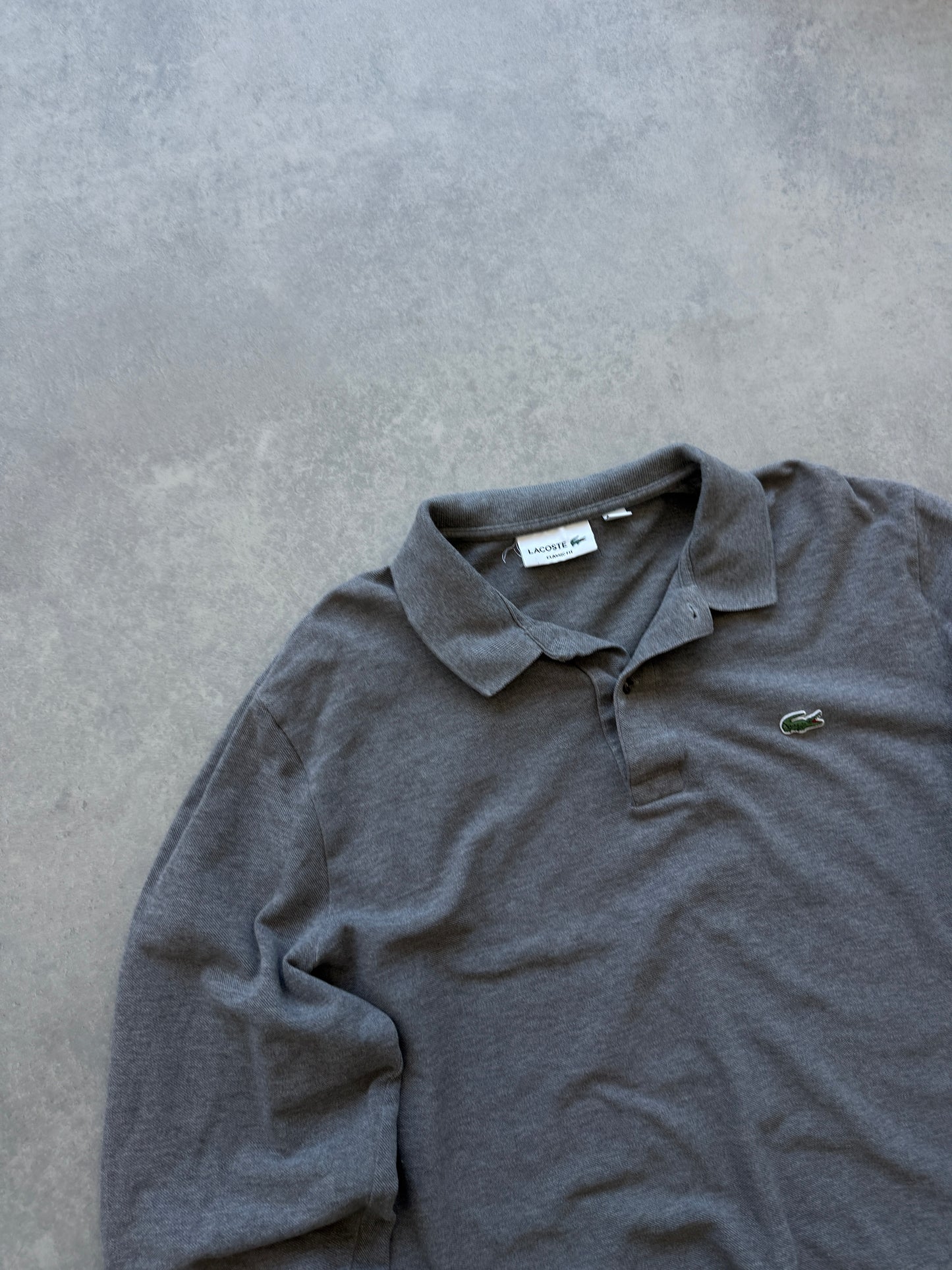 Lacoste muška basic siva polo majica (XL)