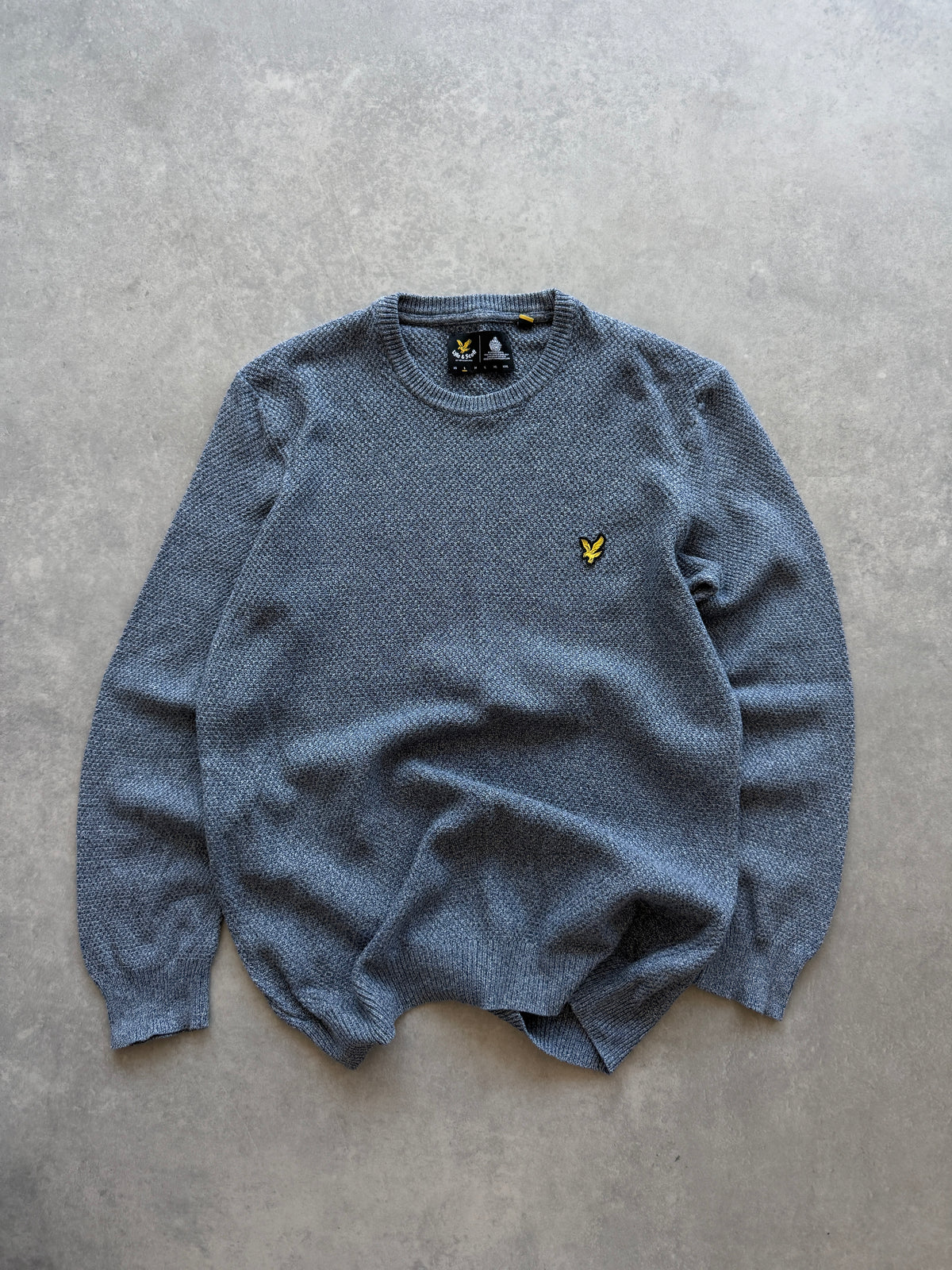 Lyle & Scott muški sivi džemper (S)