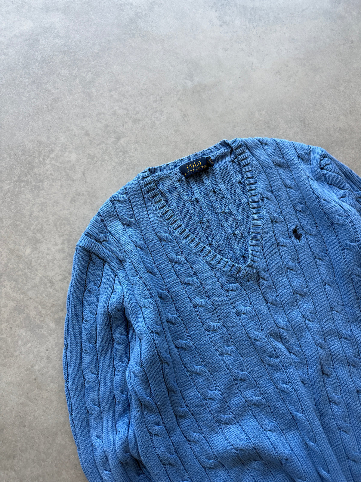 Polo by Ralph Lauren Cable Knit ženski džemper (M)