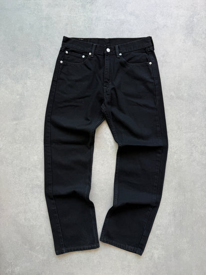 Levis 505 muške crne farmerke (31x30)