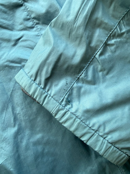 Hugo Boss vintage 90s muška ice blue šuškava jakna (L)