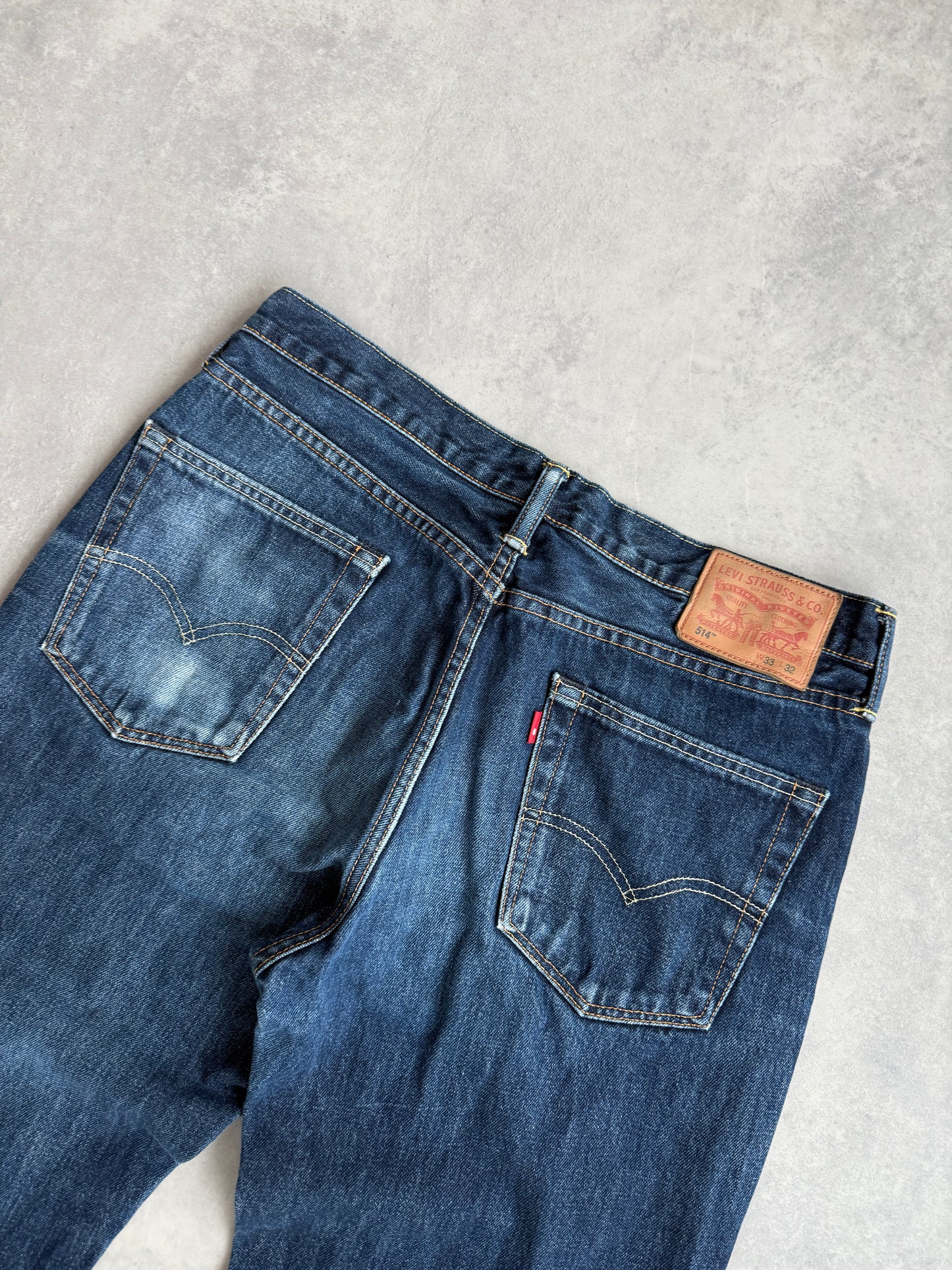 Levis 514 muške plave farmerke (33x32)