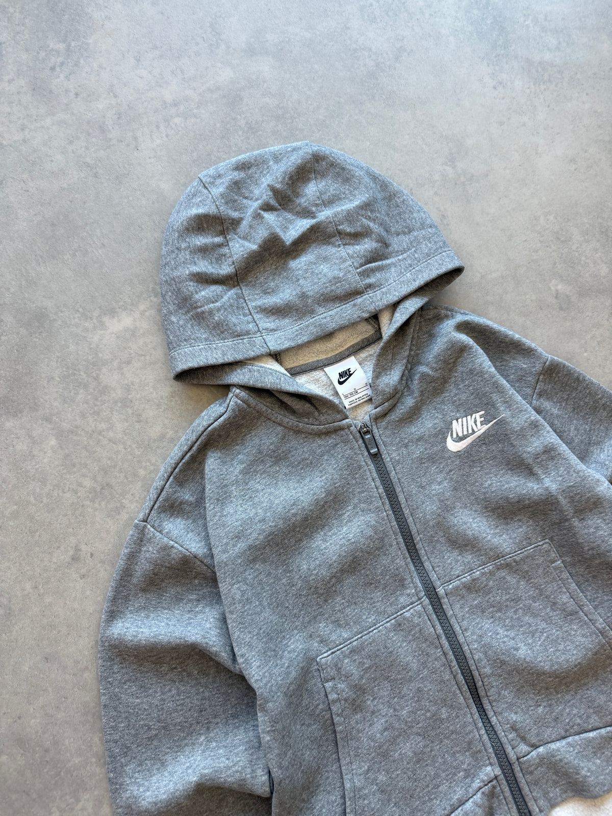 Nike ženska basic zip up siva dukserica (XS)