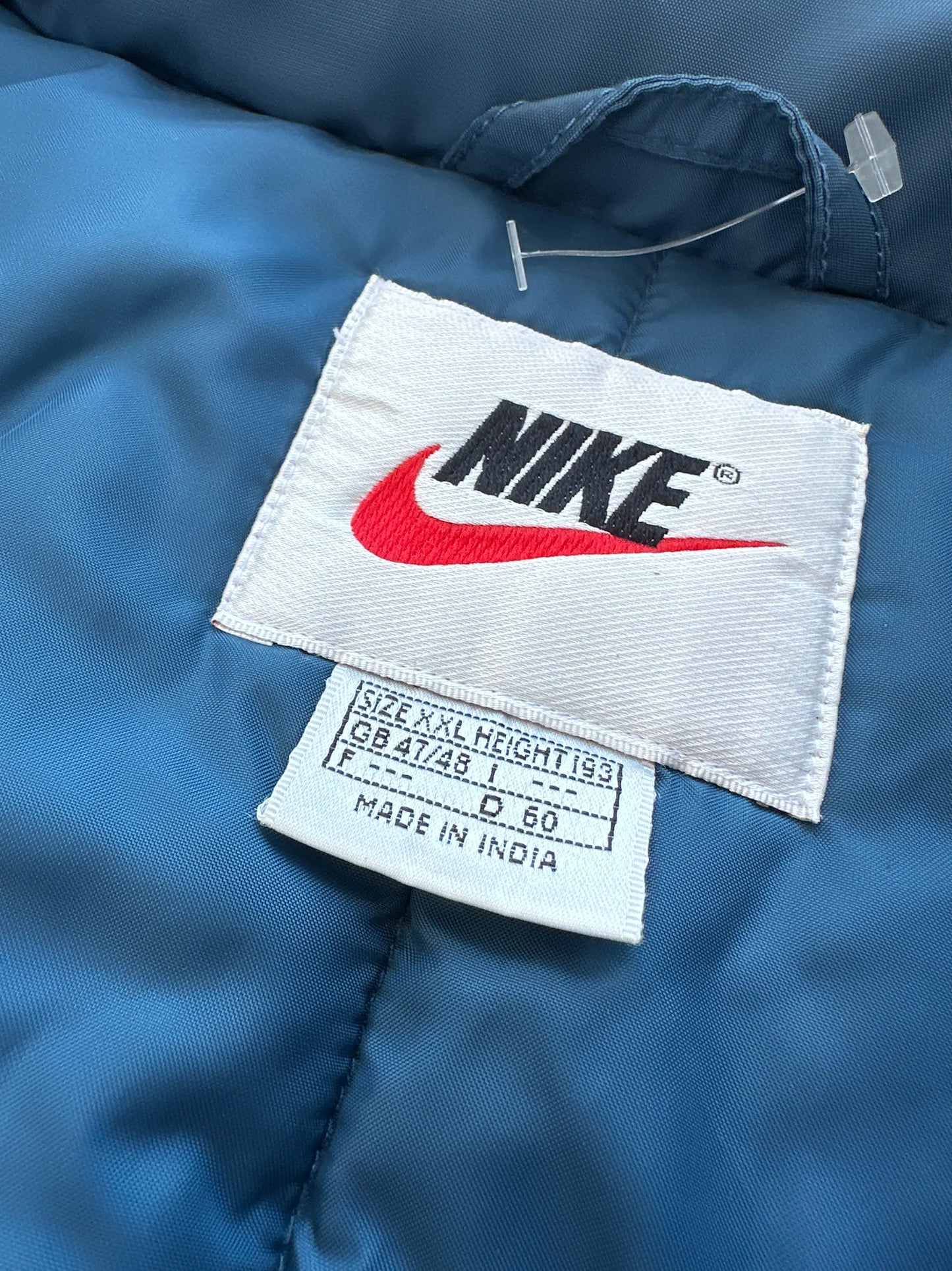 Nike 90s muska plava puffer jakna (XXL)