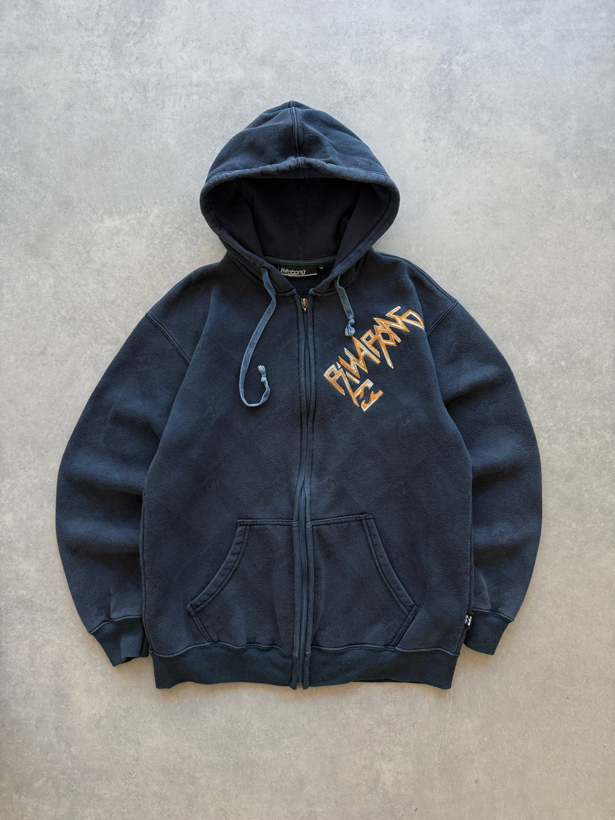 Billabong vintage muška navy zip dukserica (M)