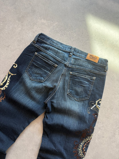 D&G Y2K ženske bootcut farmerke (30)