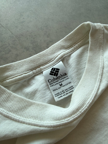 Columbia vintage 90s muška basic bijela majica (M)