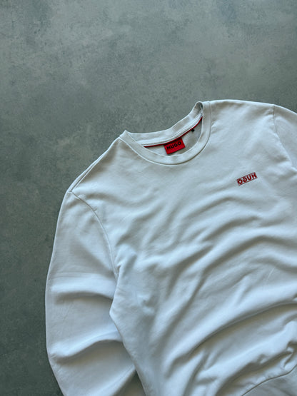 Hugo Boss  muška basic bijela dukserica (XL)