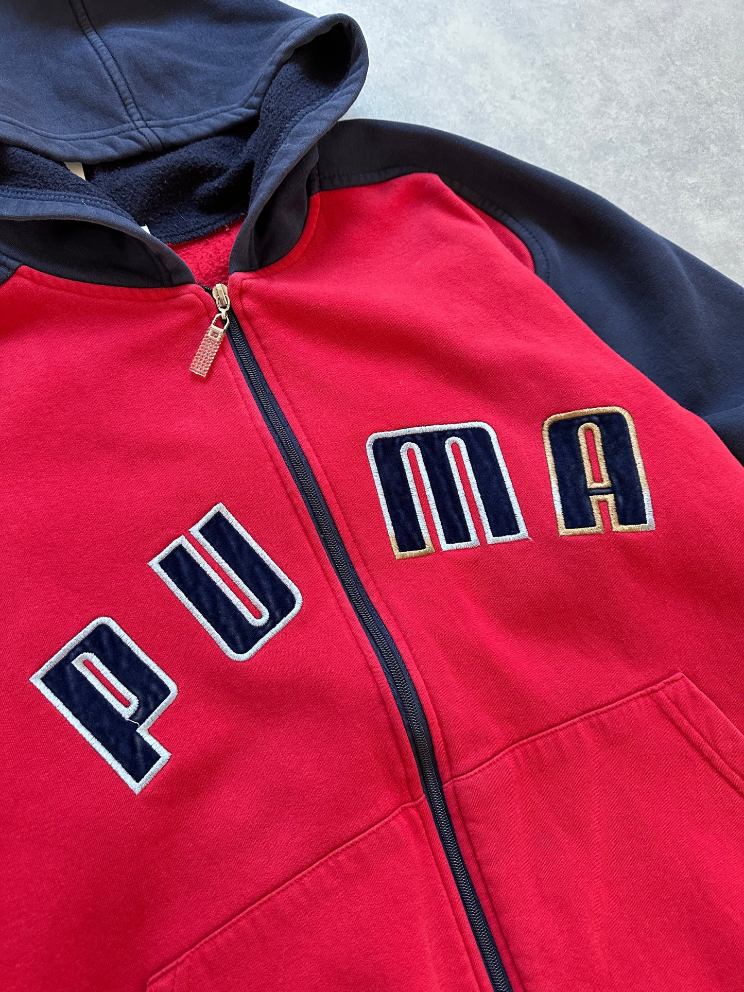 Puma 2000s bootleg muška zip up dukserica (XL)