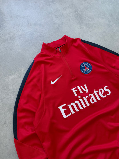 Nike x PSG muška crvena sportska dukserica (XL)
