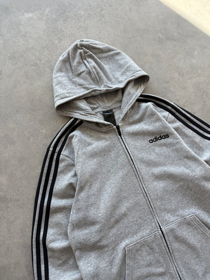 Adidas muška siva zip dukserica (M)