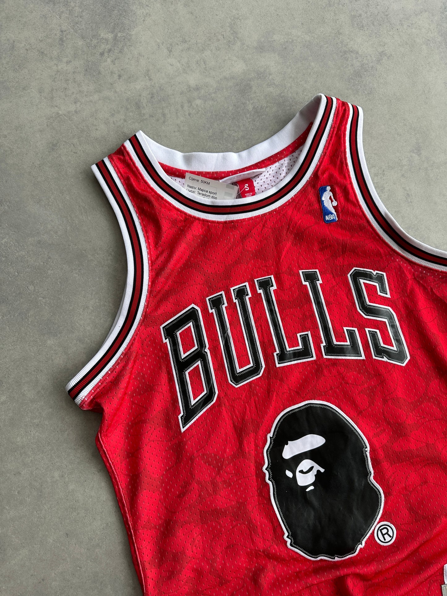 Mitchell & Ness Chicago Bulls x BAPE muški kosarkaski dres (S)