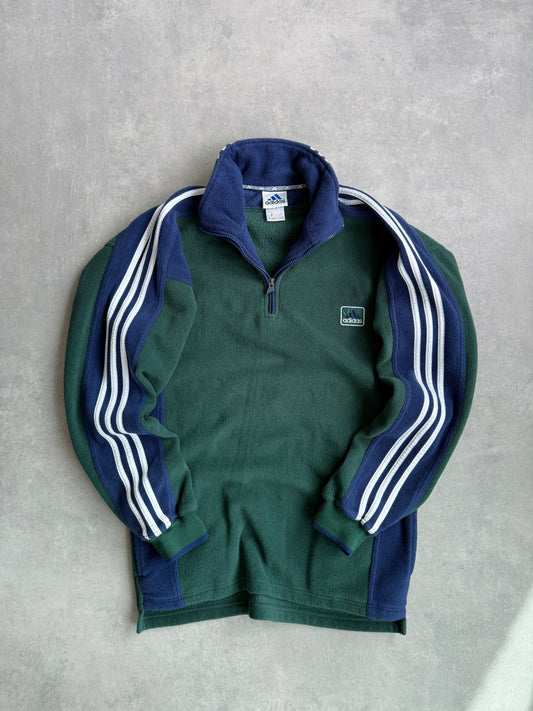 Adidas vintage 90s 1/4 zip muška fleece dukserica (L)