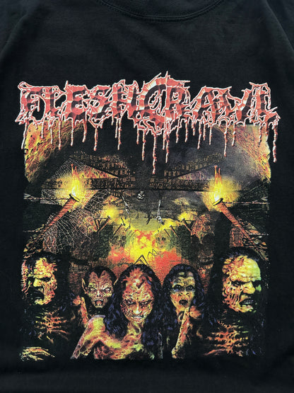 Fleshcrawl vintage muška bend majica (XL)