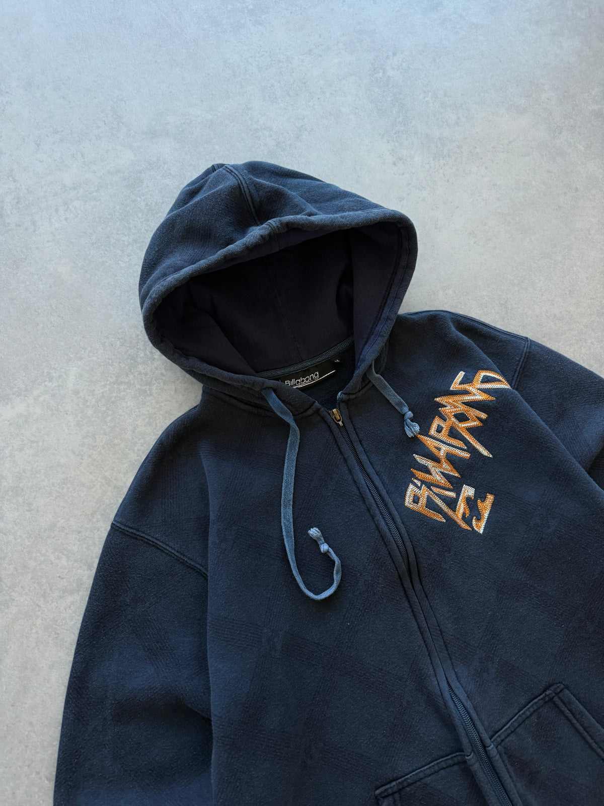Billabong vintage muška navy zip dukserica (M)