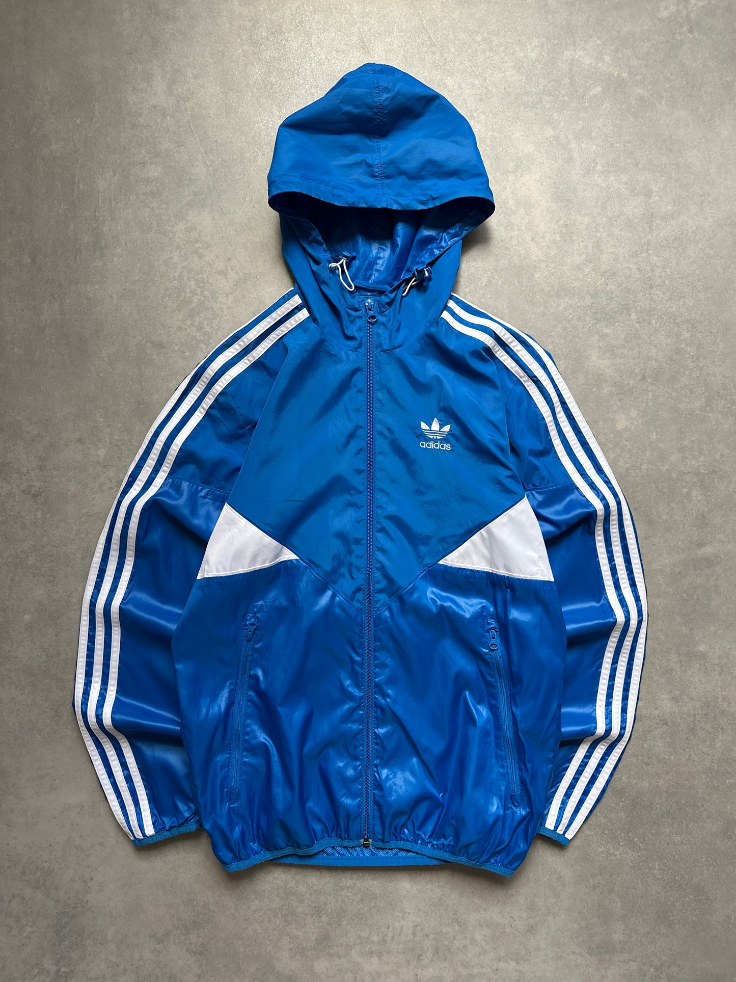 Adidas muška plava šuškava dukserica (XS)