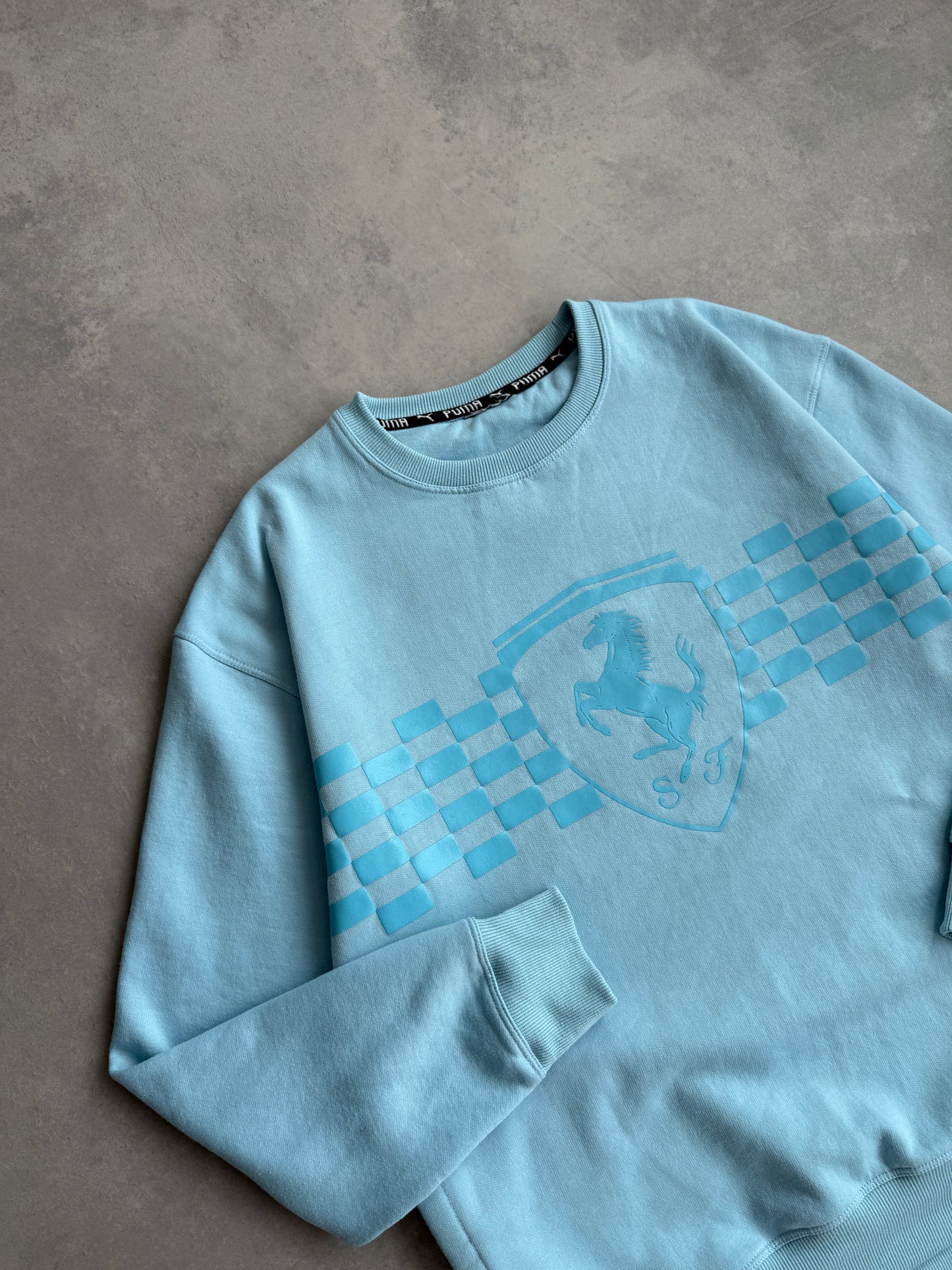 Puma x Ferrari muška plava dukserica (M)