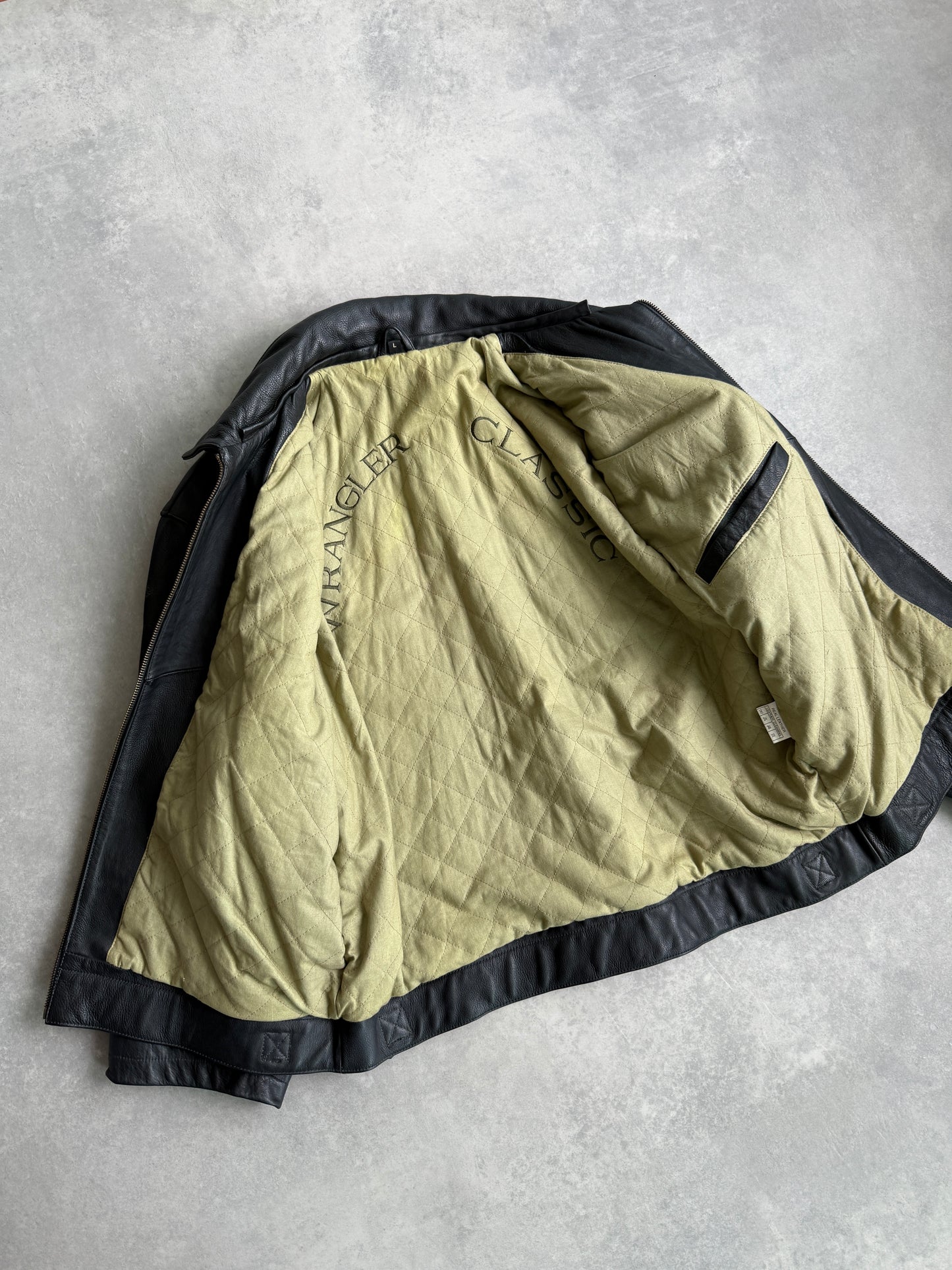 Wrangler vintage muška kožna jakna (L)