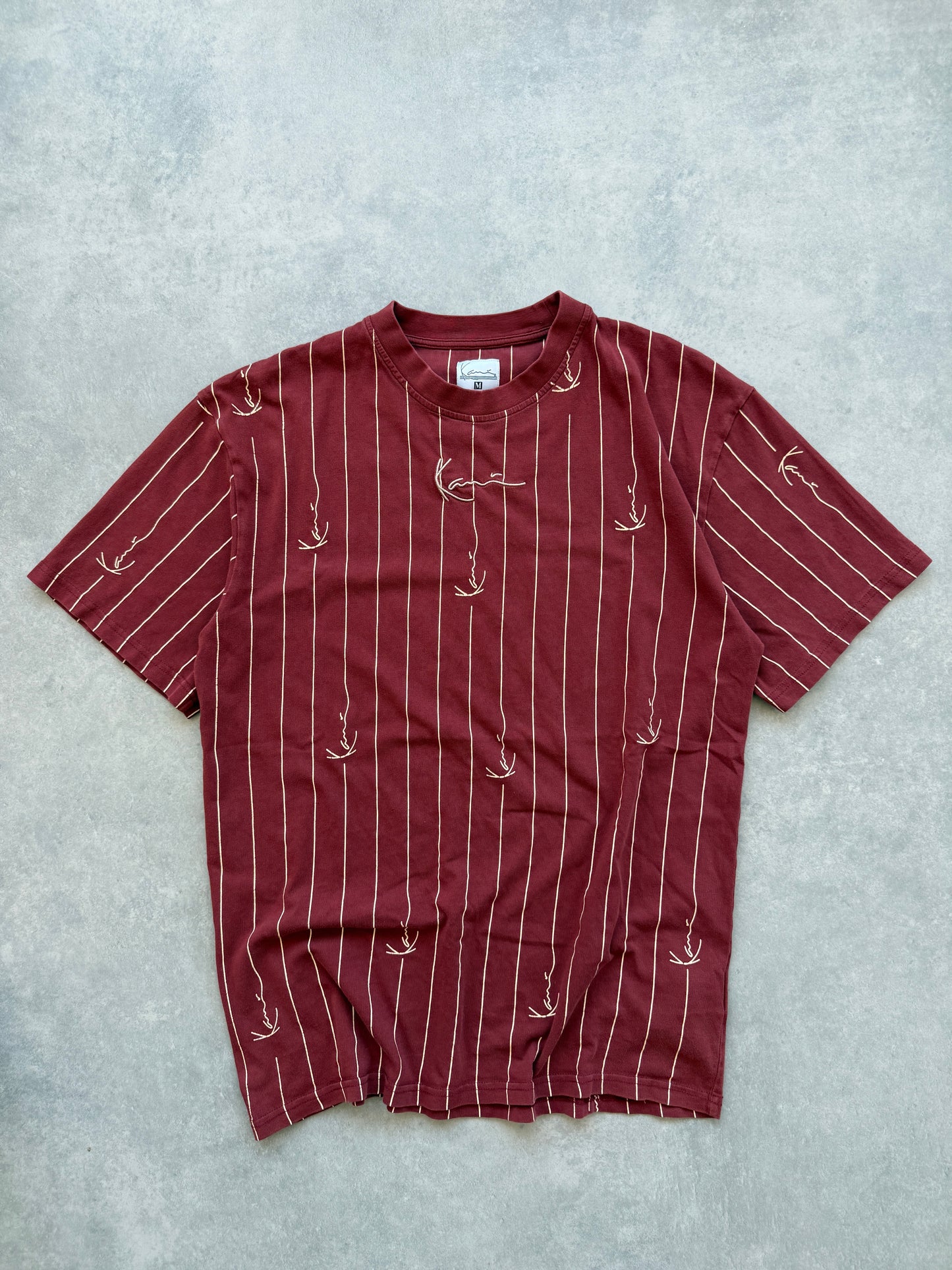 Karl Kani muška bordo oversized majica (M)