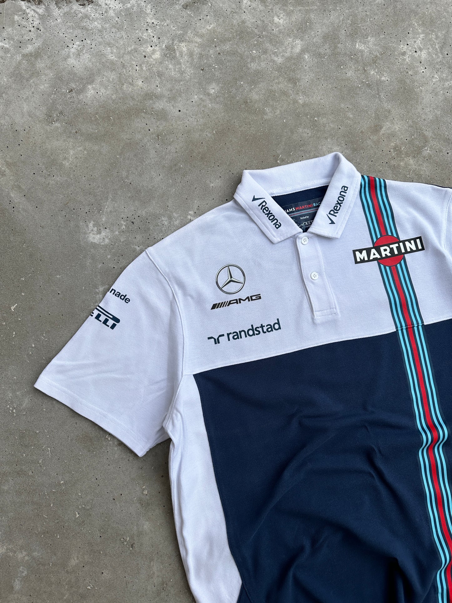 Hackett London x AMG Martini Racing muška polo majica (L)