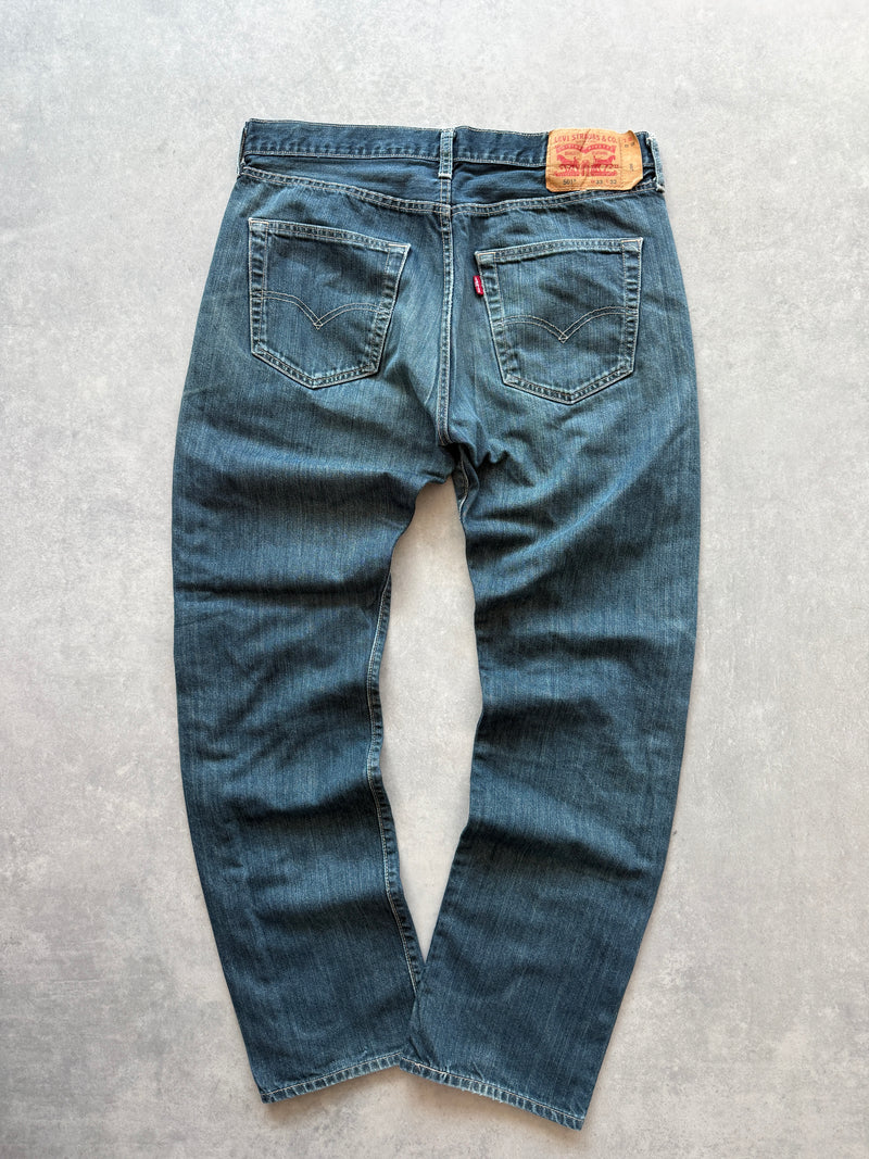 Levis 501 muške tamno plave farmerke (33x32)