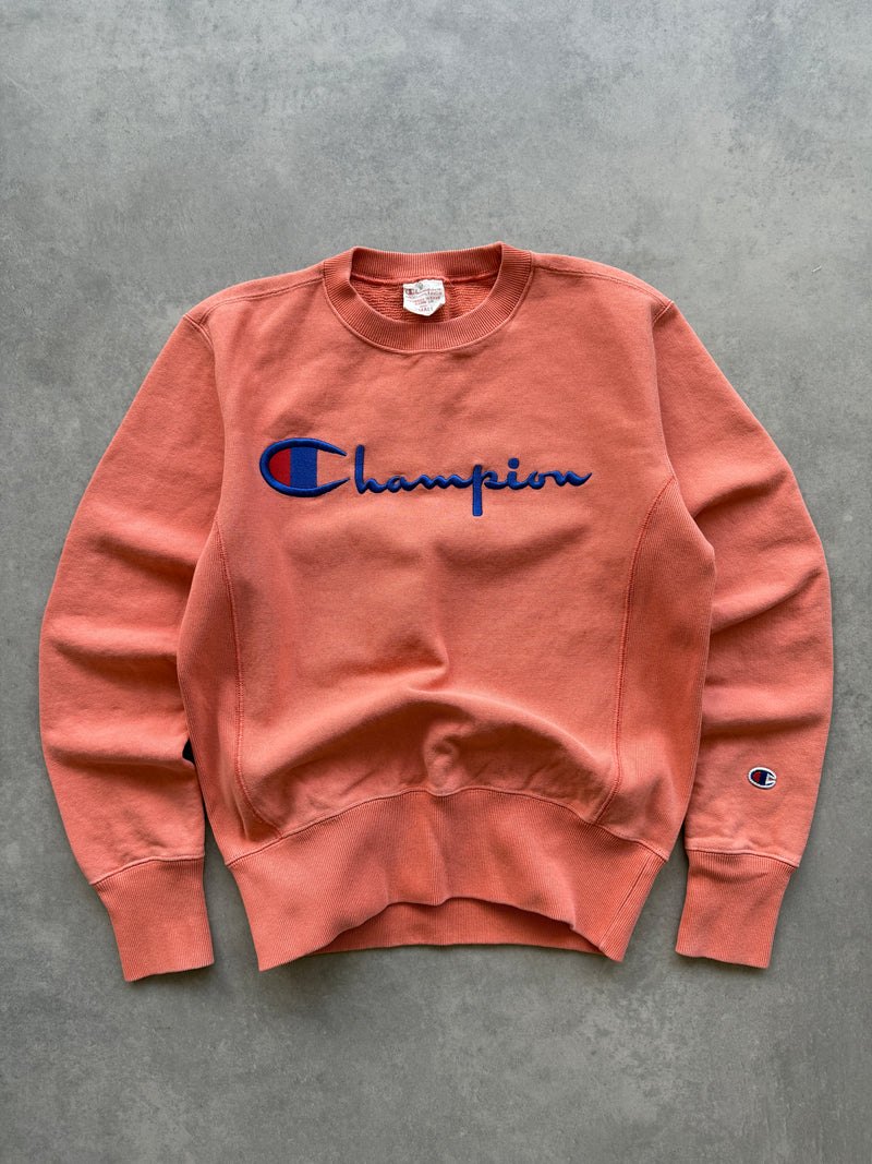 Champion Reverse Weave ženska roza dukserica (S)