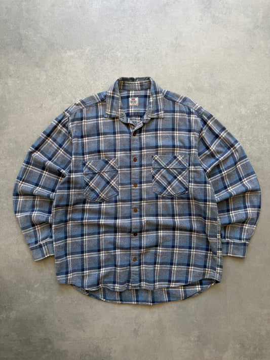 Levis vintage muška plava karirana košulja (L)