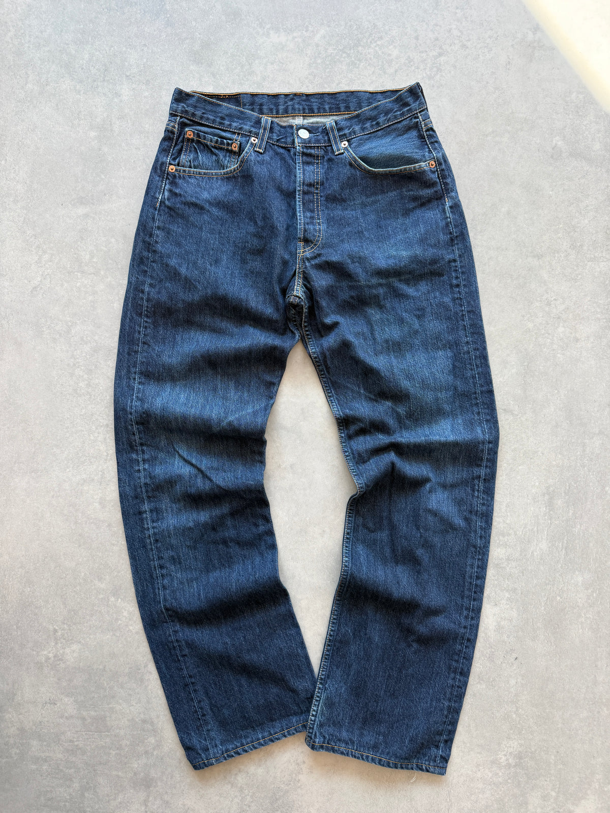Levis 501 muške tamno plave farmerke (31x34)