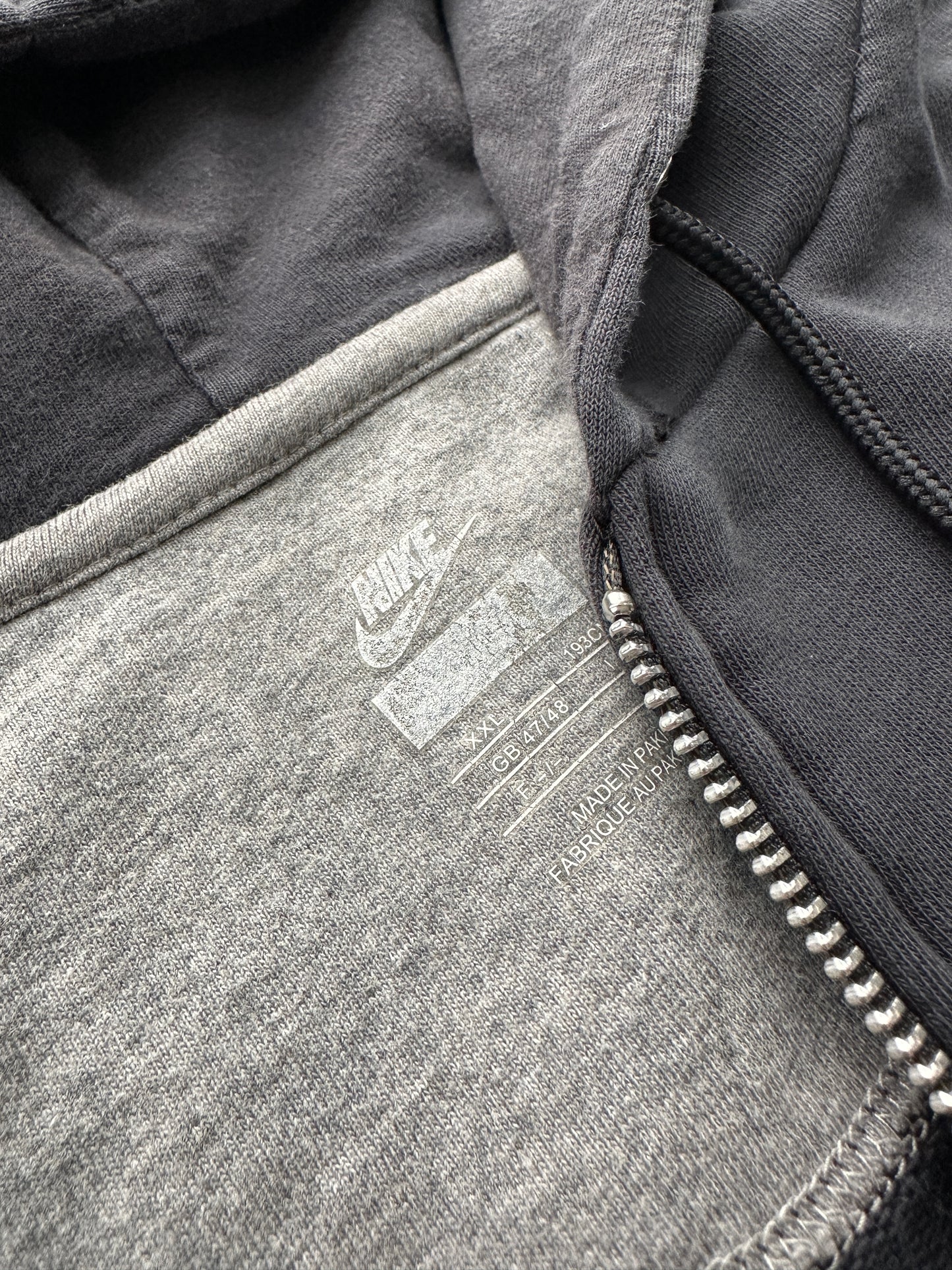 Nike 2000s muška zip crna dukserica (XXL)