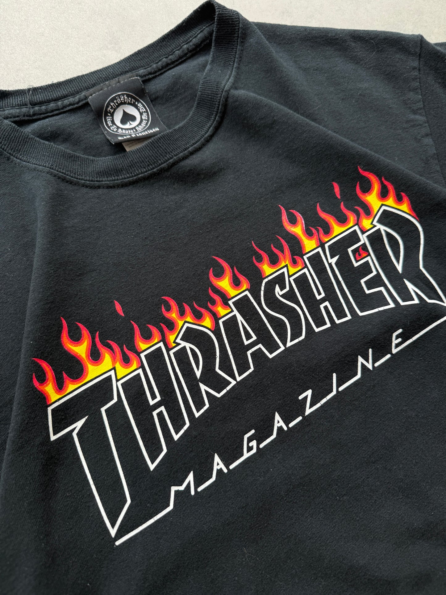Thrasher muška crna majica (M)