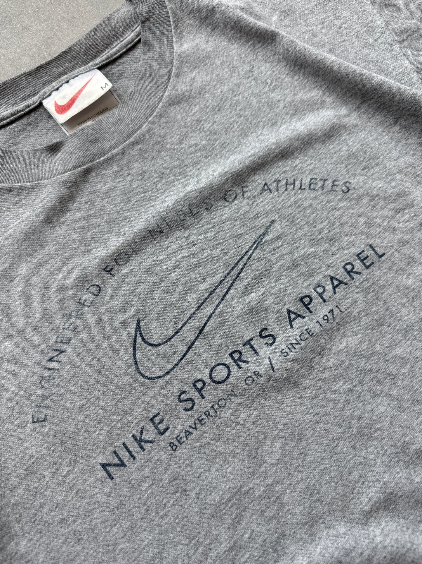 Nike vintage 90s muška siva majica (M)