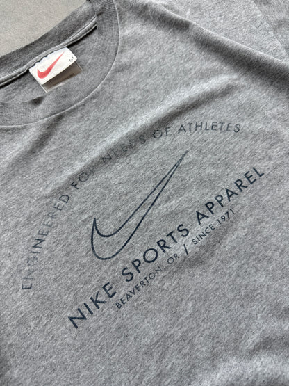Nike vintage 90s muška siva majica (M)