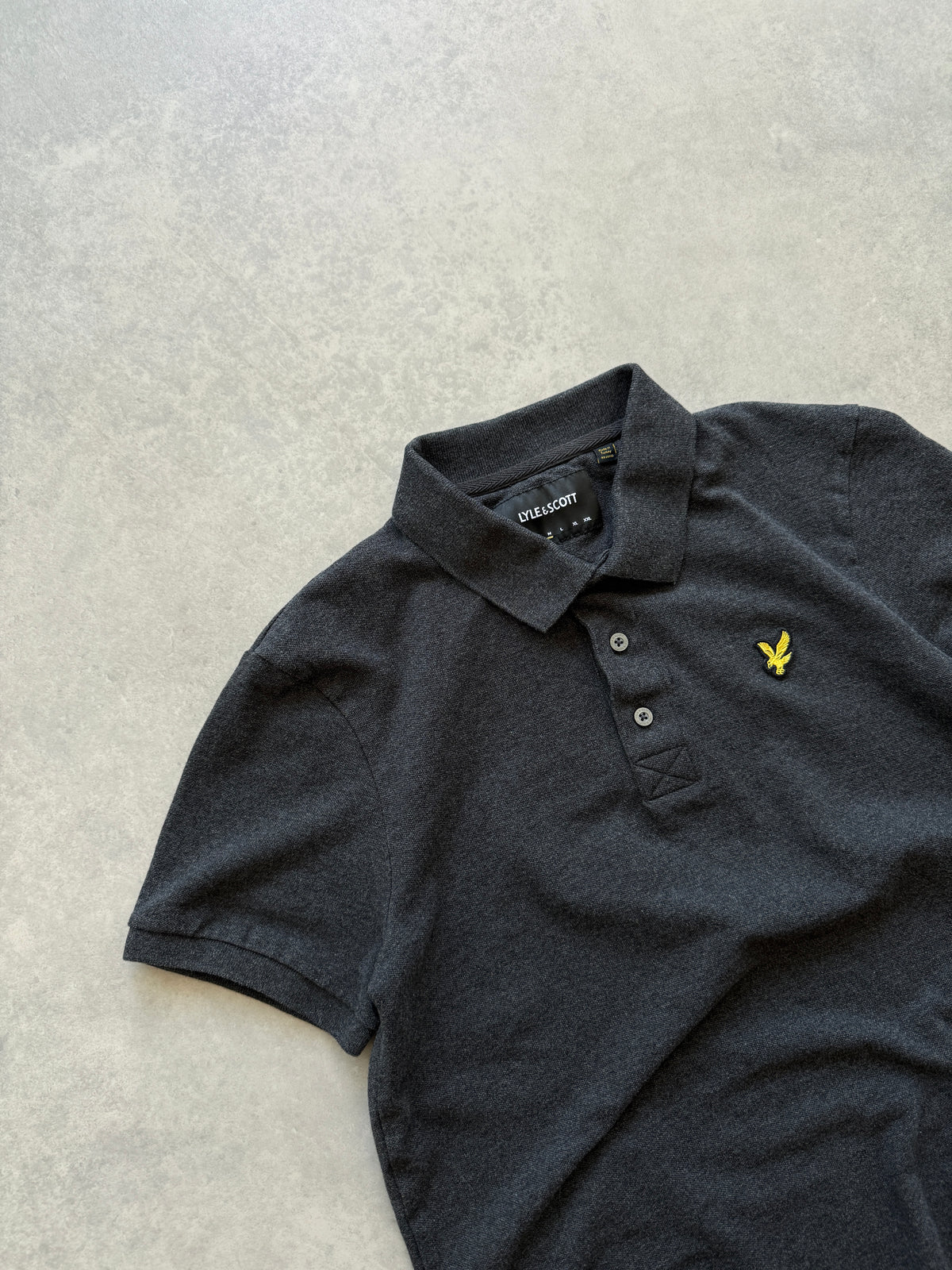 Lyle & Scott muška tamno siva polo majica (S)