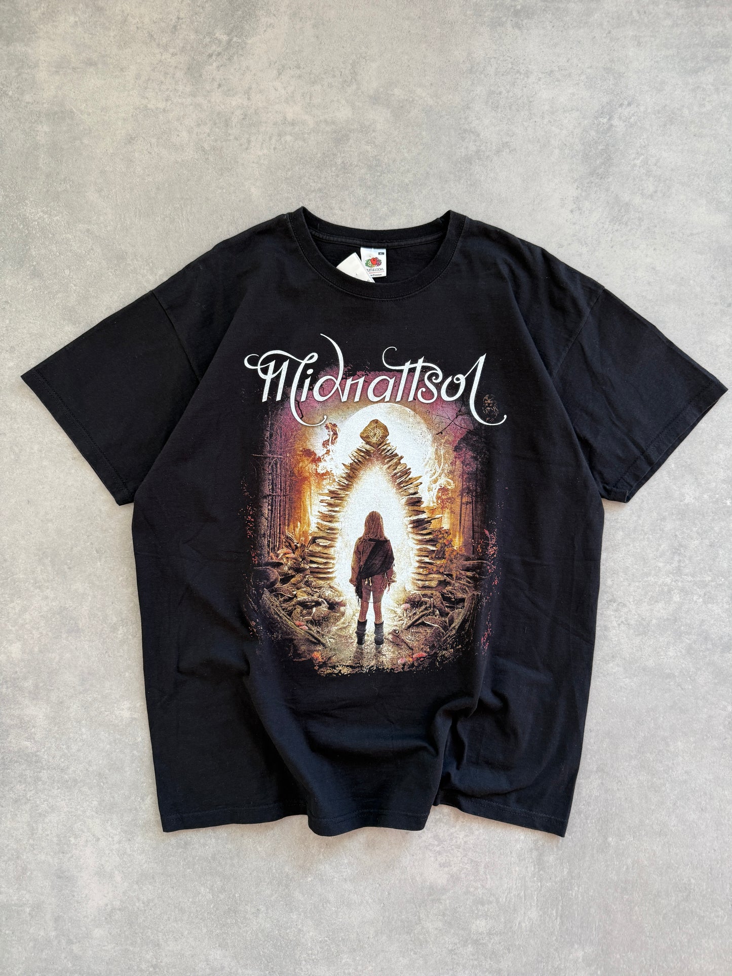 Midnatsol muška crna majica (XL)