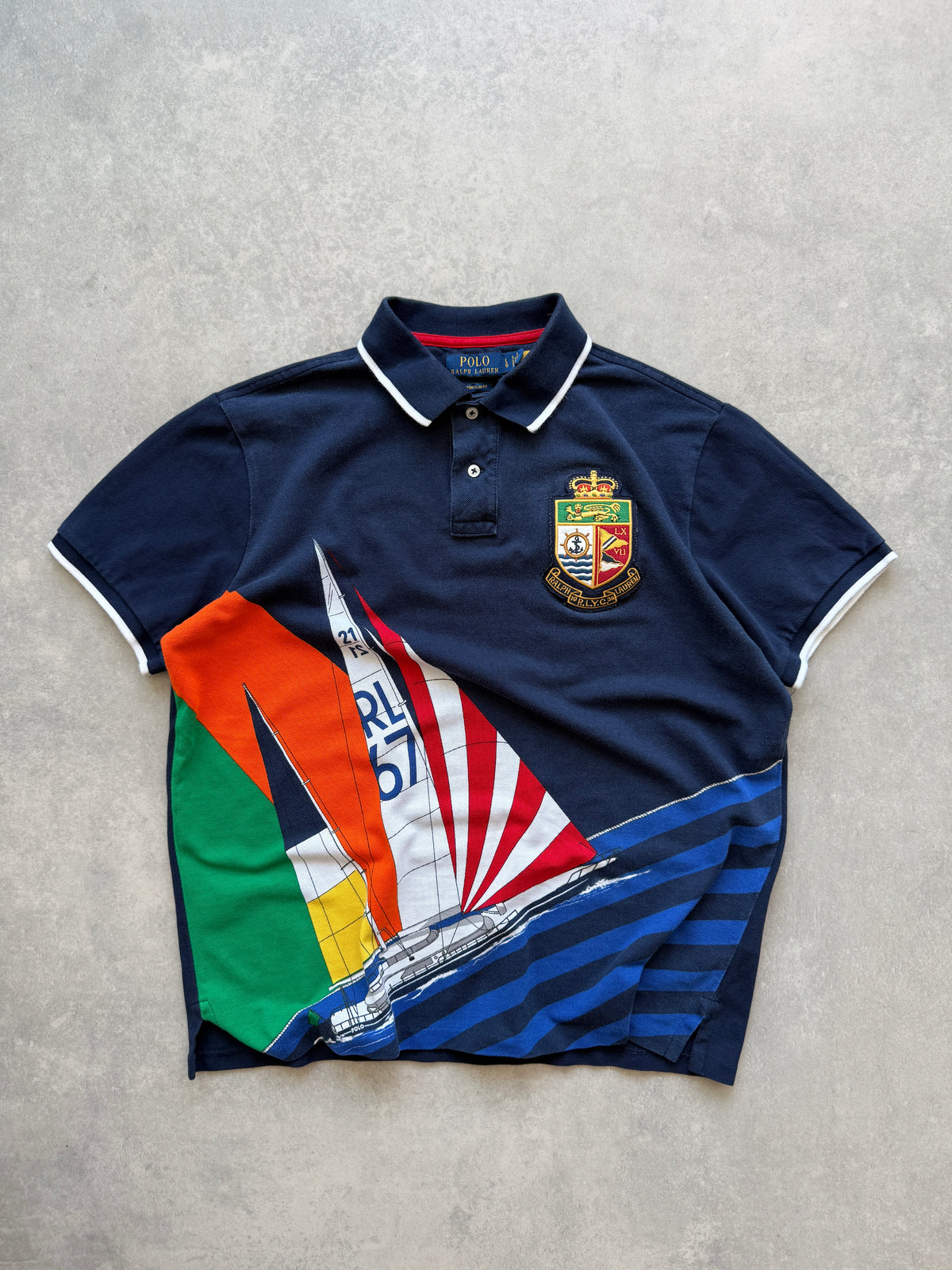 Polo by Ralph Lauren Sailing retro muška polo majica (M)