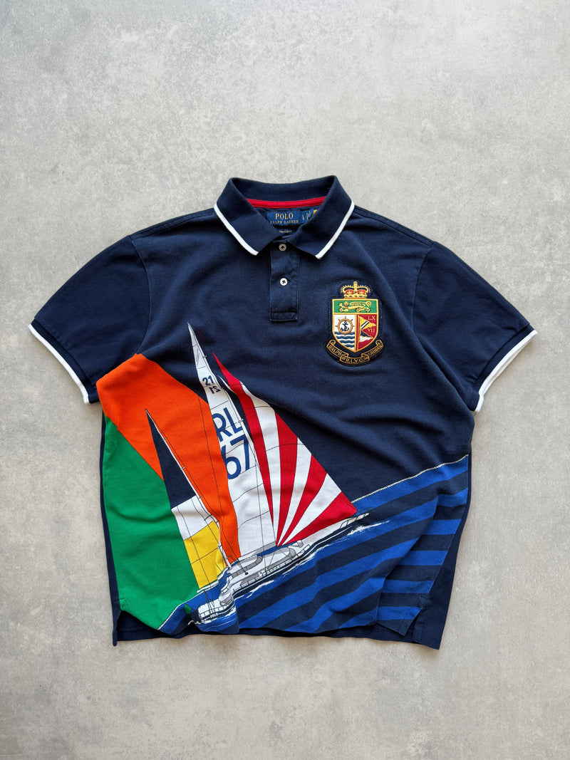 Polo by Ralph Lauren Sailing retro muška polo majica (M)
