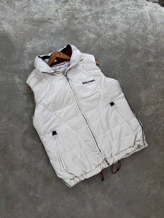 Tommy Hilfiger 2000s ženski puffer prsluk (S)