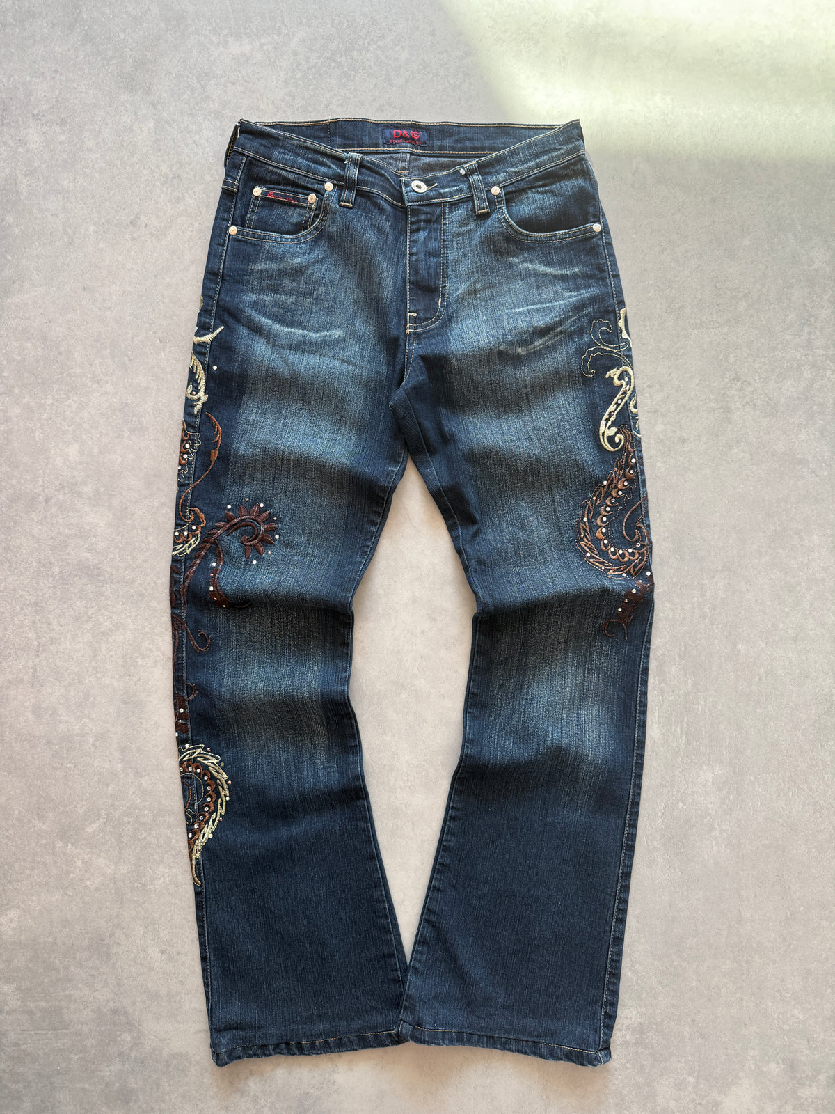 D&G Y2K ženske bootcut farmerke (30)