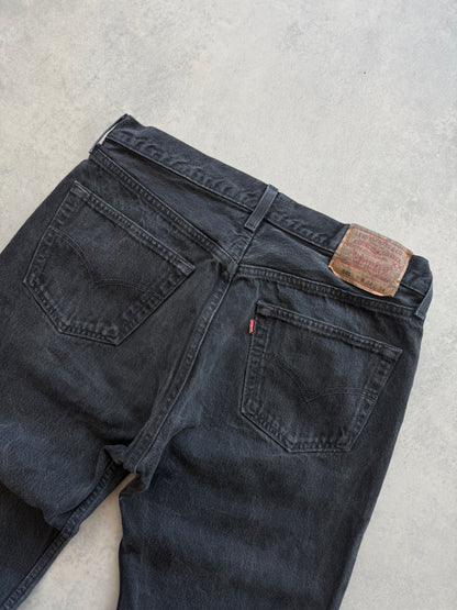 Levis 501 retro muške crne farmerke (34x34)